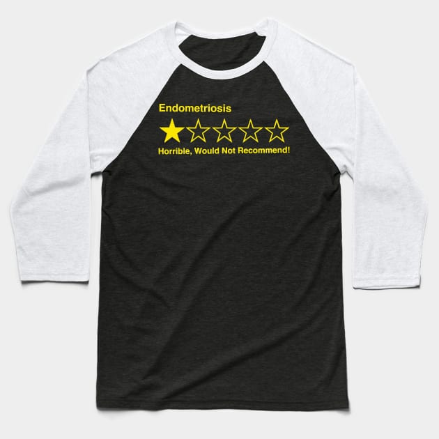 5 Star Review (Endometriosis) Baseball T-Shirt by CaitlynConnor